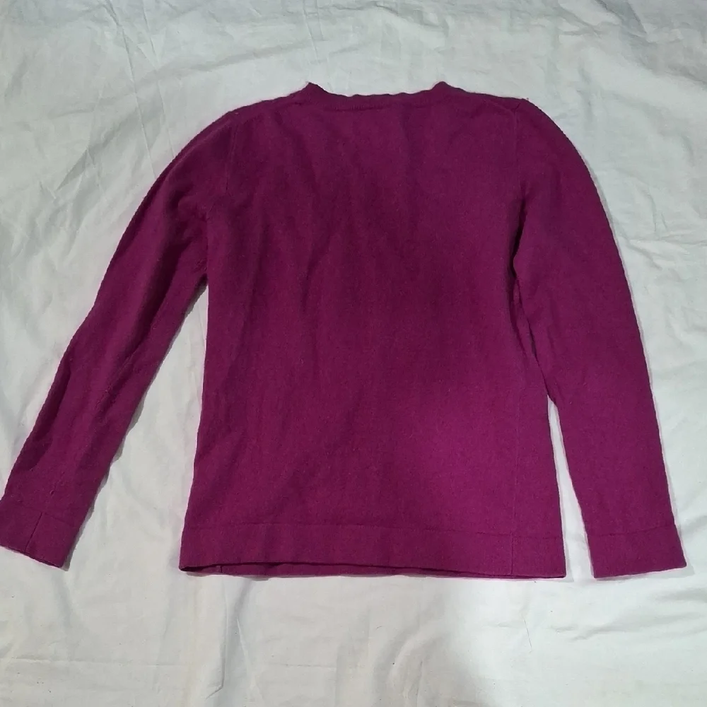 J. Crew Women's Magenta Crew Neck Sweater Size XS